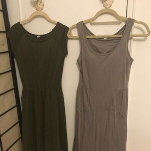 3 Uniqlo Bra Dresses Size Small